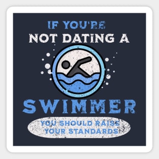 Date A Swimmer Magnet